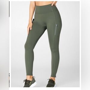 Fabletics Trinity Motion 365 Green High-Waisted Leggings